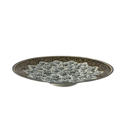 wall hanging mina kari plate side view