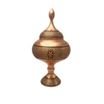 copper vase with lid